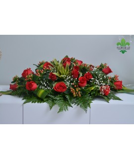 CENTRO DE MESA PASION ROJA